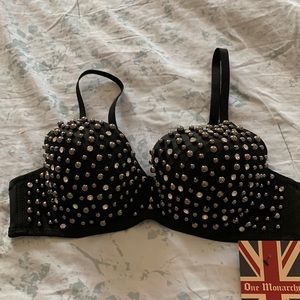 Brand new rhinestone bra top size M free people anthropologie urban outfitters